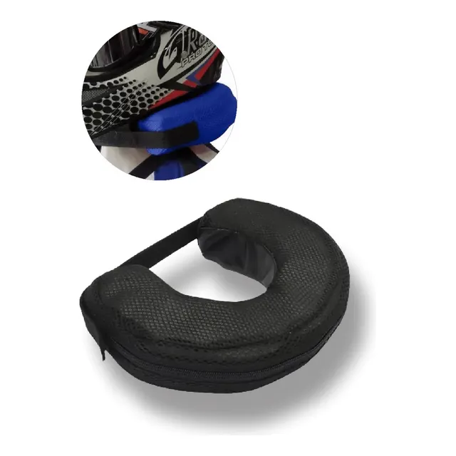 Protetor Pescoço Piloto Kart Trilha Enduro Motocross - Preto