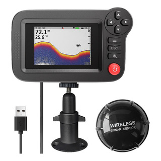 Kit De Sonar Sem Fio Fish Finder Para Detecção De Pesca Em P Kit De Sonar Sem Fio Fish Finder Para Detecção De Pesca Em P