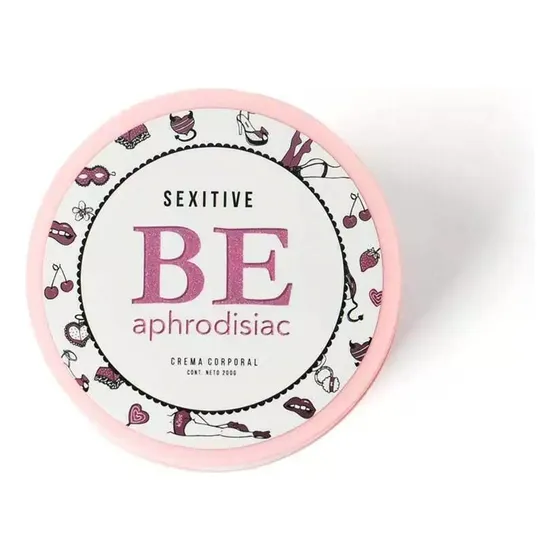 Crema Sexitive Be Aphrodisiac Corporal Perfumada Con Brillos