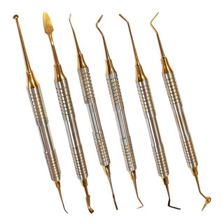 Espatula Para Resina Compuesta Dental, Kit De 6 Pz. Titanio Espatula Para Resina Compuesta Dental, Kit De 6 Pz. Titanio