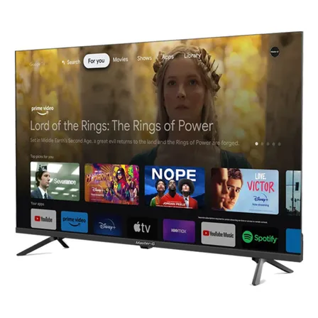 Smart Tv Led 43 Google Tv Full Hd Bluetooth Mgg43ffk Master-G Color Negro 2025