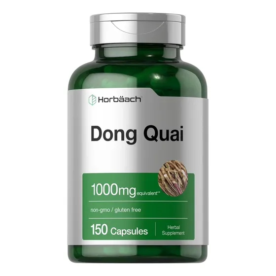 Suplemento Dong Quai Hierbas Horbaach 1000 Mg 150 Capsulas