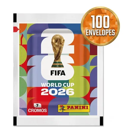 Kit 700 Figurinha Do Álbum Copa Do Mundo 2026- 100 Envelopes