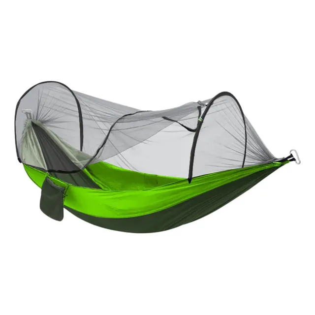 Hamaca Automática Con Mosquitera Camping