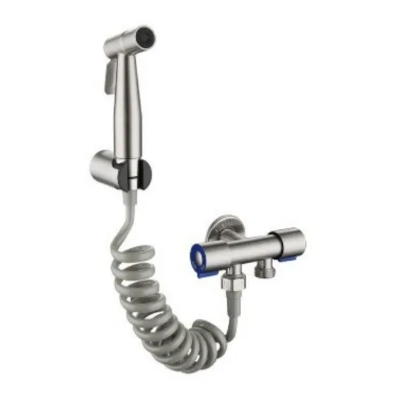 Kit De Ducha Tipo Telefono Acero Inoxidable De 11cm 