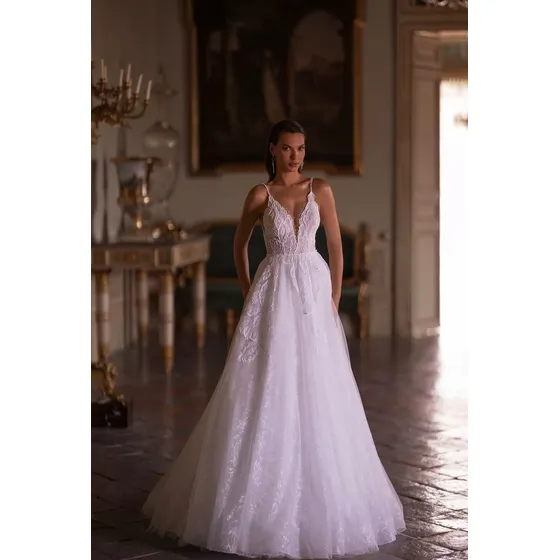 Vestido De Novia De Diseñador Elena Morar Usado Xs