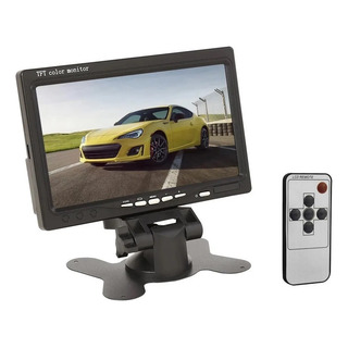 Tela Monitor Veicular Lcd 7 Polegadas Digital Com Controle Tela Monitor Veicular Lcd 7 Polegadas Digital Com Controle