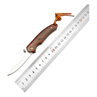 Cuchillo Plegable De Madera Para Exteriores, Navaja De Bolsi Cuchillo Plegable De Madera Para Exteriores, Navaja De Bolsi