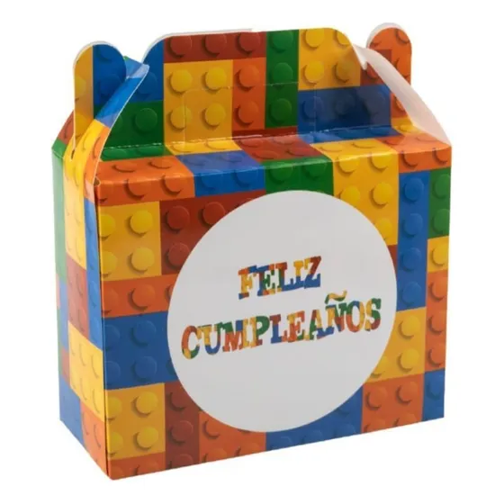 Cajas Para Dulces Cotillón 12 Unidades Temáticas Y Unicolor