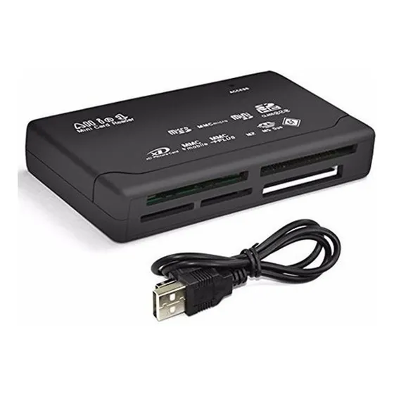 Lector De Memoria Usb Compact Flash Sd Microsd Xd Pro Duo Y+