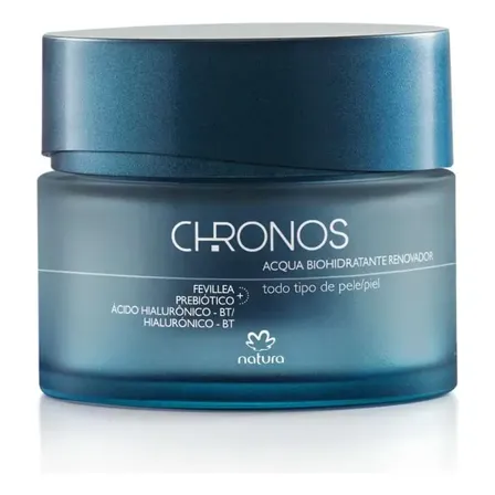 Gel De Creme Facial Biohidratante Natura Chronos Acqua Para Todos Os Tipos De Pele 40ml/40g 30+ Anos Todo Tipo De Pele