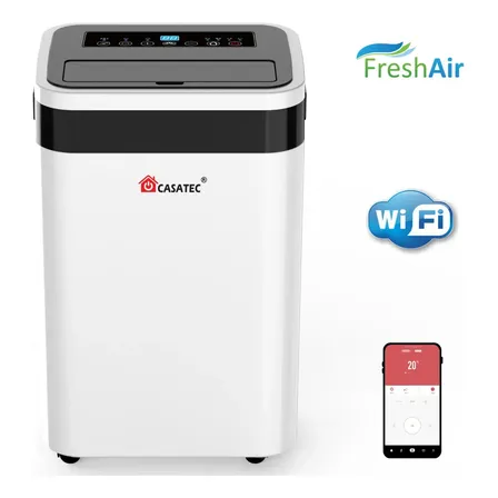 Deshumidificador De Aire Gtd-250 Plus Wifi - Casatec Color Blanco