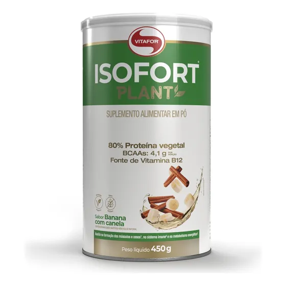 Isofort Plant Banana Com Canela 450g Vitafor