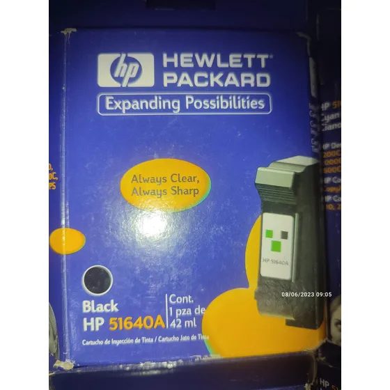 Cartuchotinta Hp 51640a Designjet 230 250c 330 350c 430negro