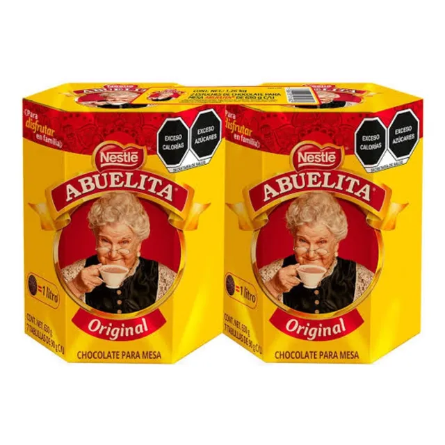 Chocolate Abuelita Nestle 2paquetes De 6pzs De 90g Cada Uno