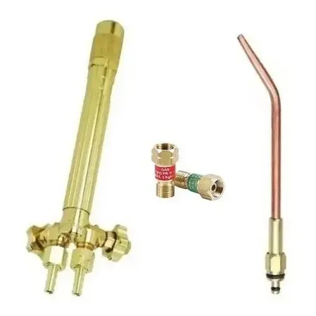 Kit Solda Maçarico GLP e Oxigênio Soldax 201 + Válvula Anti-Retorno