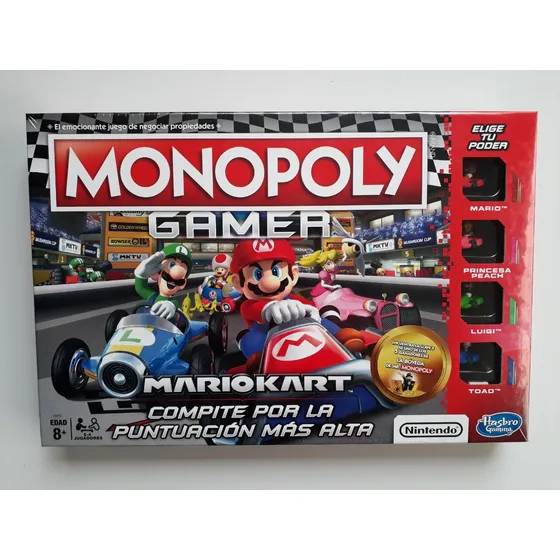 Monopolio Monopoly Gamer Edicion Mario Kart Original Sellado