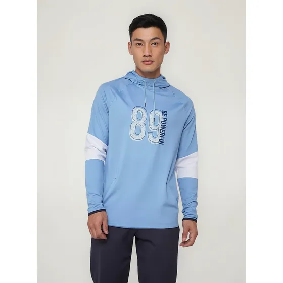 Hoodie Hombre Ostu  Azul Poliéster 60060195-50585