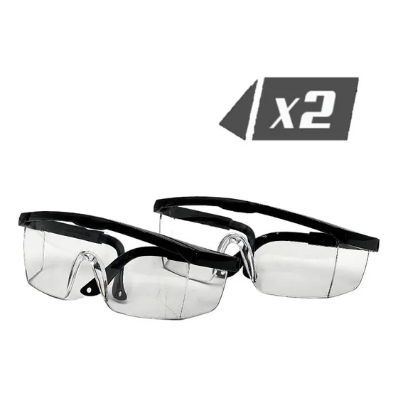 Lentes De Seguridad Protectores Transparente (pack X 2 Uni)