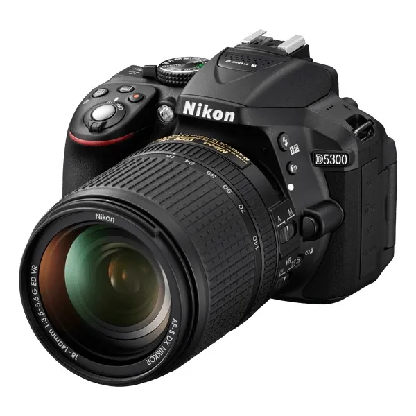 Camara Nikon D5300 Con Lente 18 - 140 Mm (realidad Virtual)