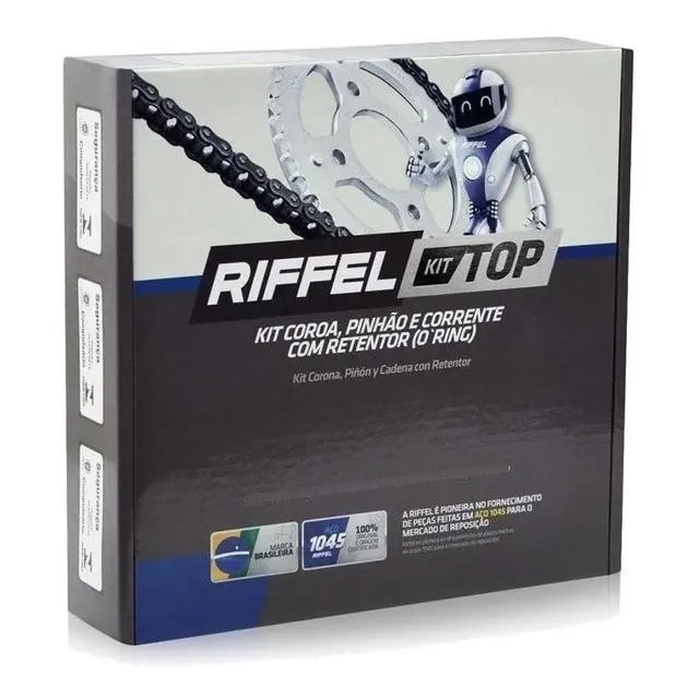 Kit De Transmision Riffel Honda Nx4 Falcon 400 Con O-ring F