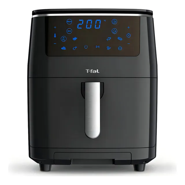 Freidora de Aire T-Fal Easy Fry Grill & Steam 3 en 1 Capacidad de 6.2L con Panel digital FW201850 Negro 127V