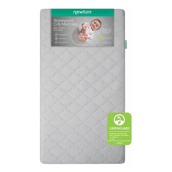 Colchón De Cuna Y Cama Para Niños Pequeños Impermeable Gris