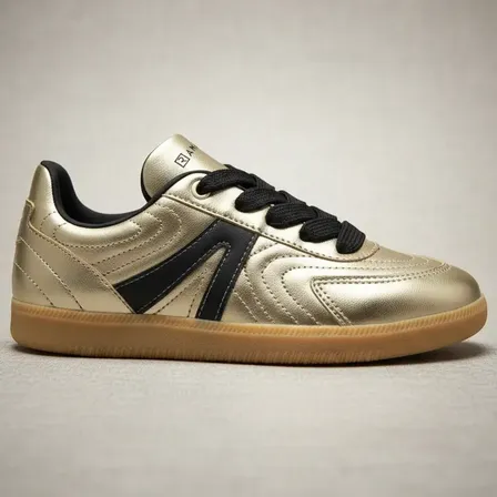 Tênis Feminino Ramarim Urbano Metal Ouro Ouro 37 Br
