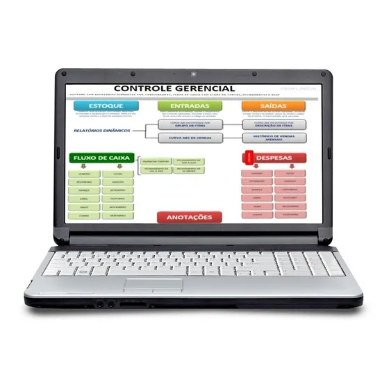 Planilha Excel Controle De Estoque Vendas Fluxo De Caixa