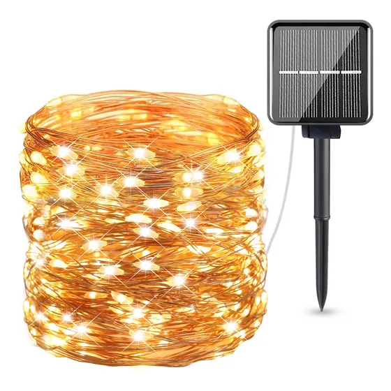 Tira Luz Solar Extralarga 78 Pie Para Exterior 240 Modo