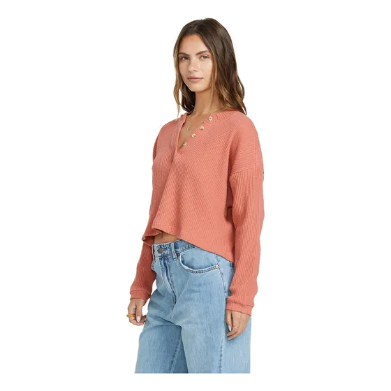 Chompa Billabong Mujer Good Catch Rosado