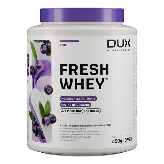 Fresh Whey 450g Dux Nutrition Sabor Açaí