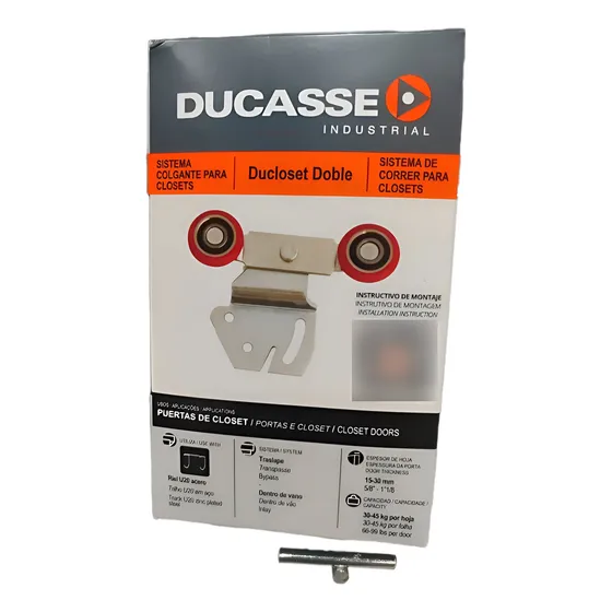 Kit Para Puerta Ducloset Doble (kit Para Dos Puertas)