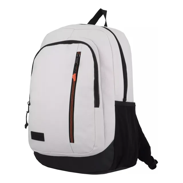 Mochila Notebook Xtrem Bronx 2.0 5xt Grey/orange Color Blanco Diseño De La Tela Liso