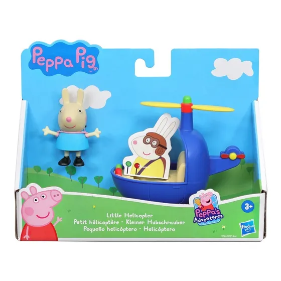 Peppa Pig - Figura + Vehículo Helicoptero Hasbro