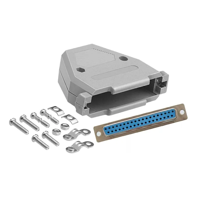 5 Piezas Conector Plug Db37 Hembra Para Soldar Con Cubierta
