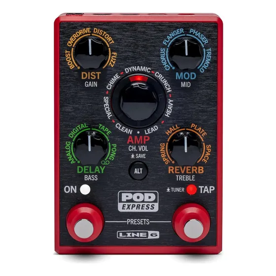 Line 6 Pod Express, Guitarra