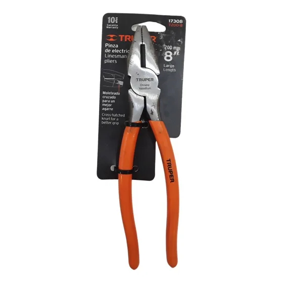 Alicate De Combinacion Alicate Electricista 8puLG Truper