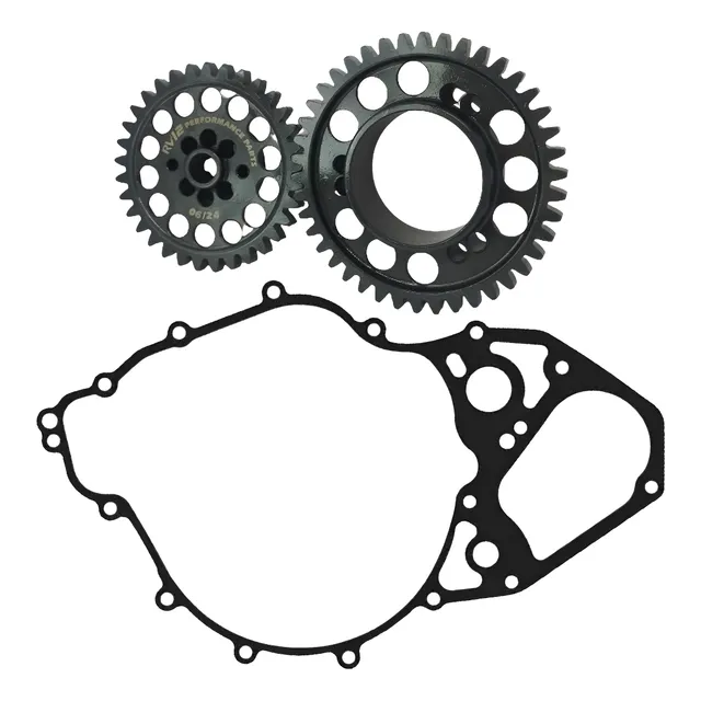 Kit Engrenagens Bomba Oleo Bmw F800 Gs Aço Forjada + Junta