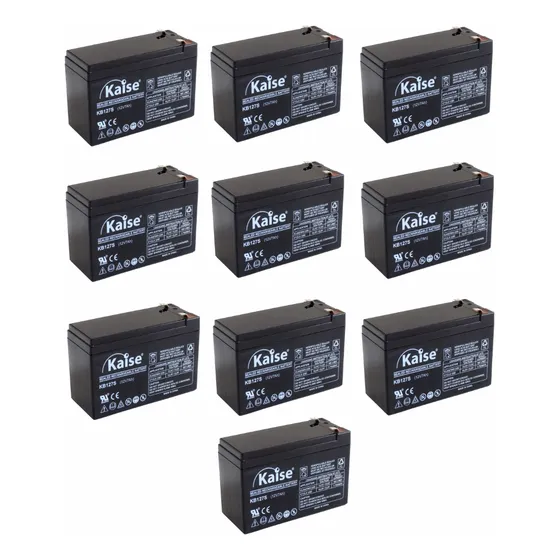 10 Bateria Alarma 12v 7ah 7a Recargable Ups Led Garantia 1 A