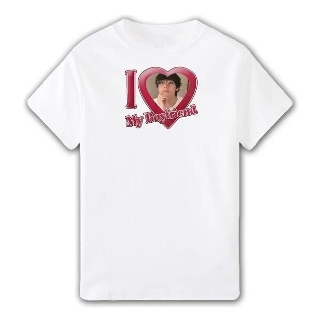 Remera I Love My Boyfriend Taehyung - Aesthetic Kpop Unisex