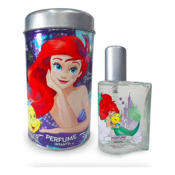Perfume Infantil Disney En Lata Alta Princesa Ariel X 50ml Volumen De La Unidad 50 Fl Oz