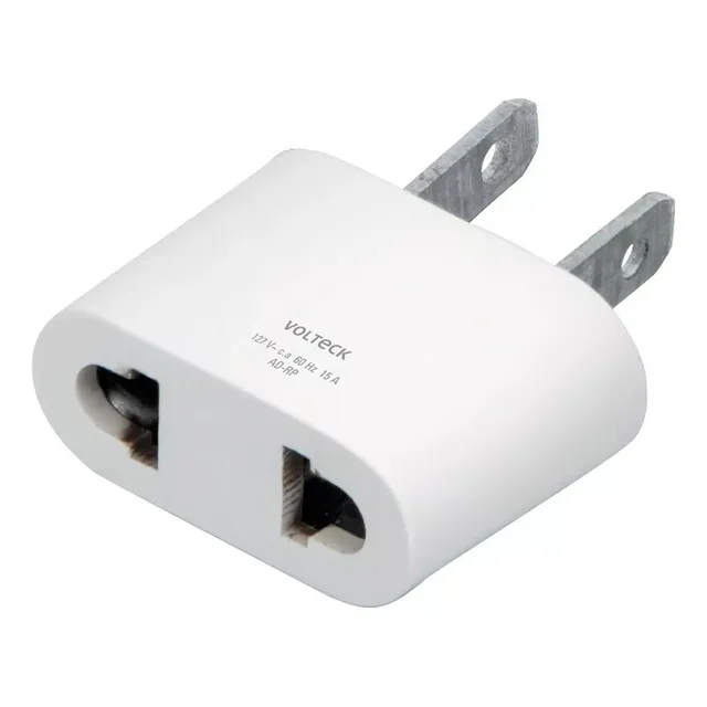 Adaptador De Clavija, Tipo Europeo Salida Americano Volteck