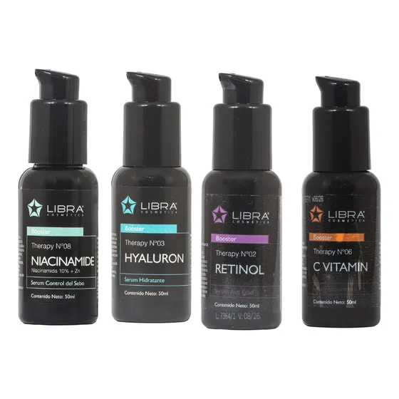 Libra Serums Hialurónico+ Retinol+ Niacinamida+ Vitamina C