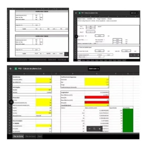 1720 Planilhas Excel Perfeitas Para Engenharia Civil Projeto