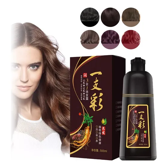 Shampoo Tinte Instantaneo Cubre Canas Natural Jengibre 500ml