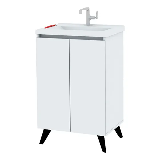 Centro Estant Vanitory Encastrable Ve10 Color Blanco