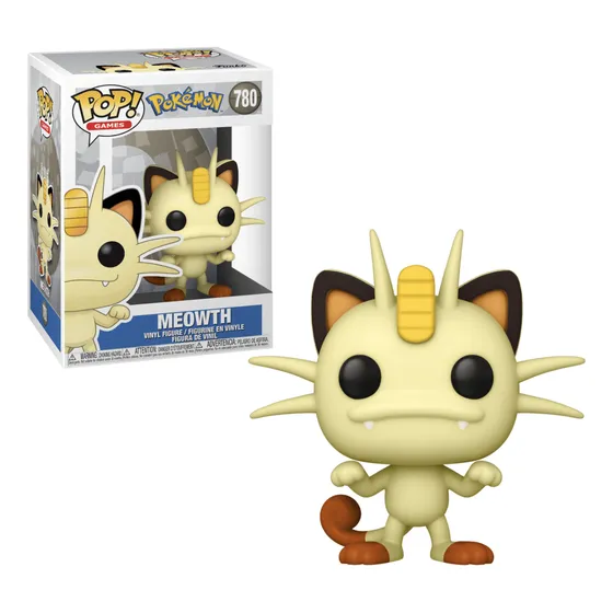 Meowth Funko Pop 780 Miau Original Nuevo