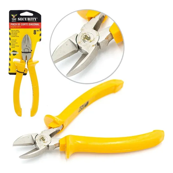 Alicate Pinza Corte Diagonal 8 Pulgadas Security