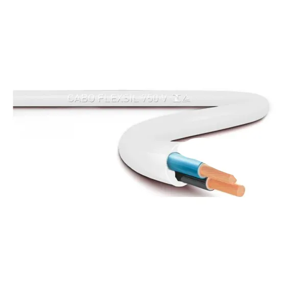 Cabo Pp Original Sil Flex Branco 500v 2x2,5mm 100mts
